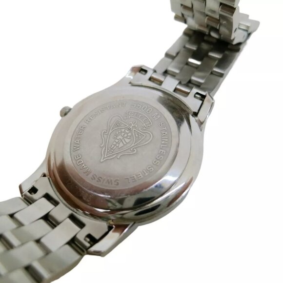 Authentic GUCCI Quartz Analog Wrist Watch 3246 Silver Stainless Steel main image 7
